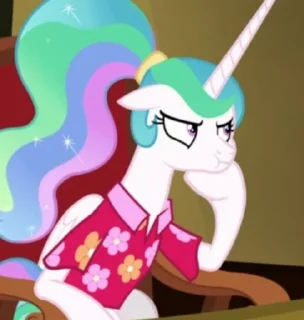 Стикер Celestia | @MyLittlePony_bots - 11