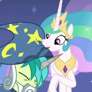Стикер Celestia | @MyLittlePony_bots - 3