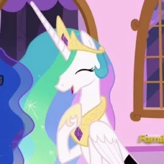 Стикер Celestia | @MyLittlePony_bots - 10