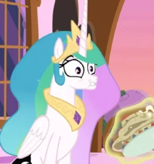 Стикер Celestia | @MyLittlePony_bots - 9