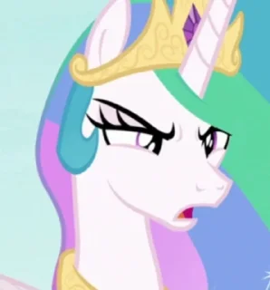 Стикер Celestia | @MyLittlePony_bots - 6