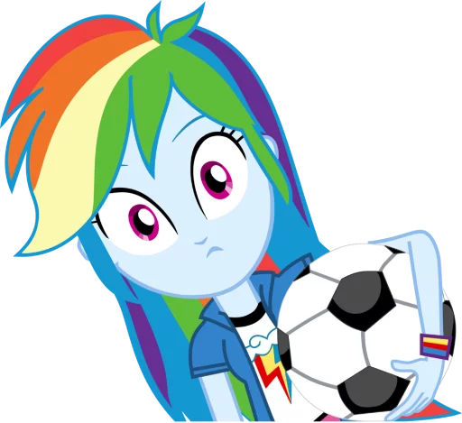 Sticker Mlp:Rainbow dash - 10