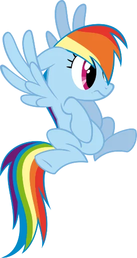 Sticker Mlp:Rainbow dash - 8