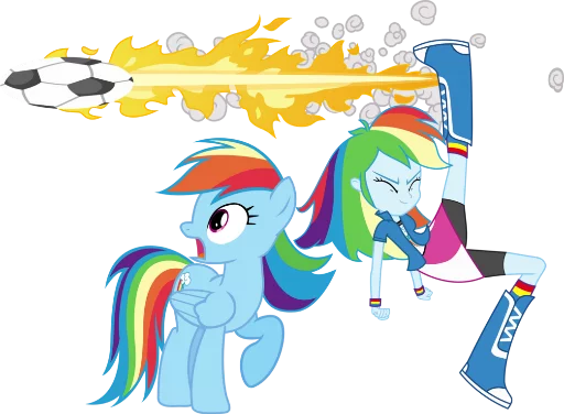 Sticker Mlp:Rainbow dash - 7