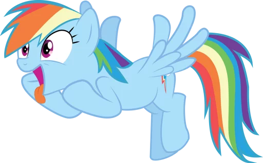 Sticker Mlp:Rainbow dash - 4