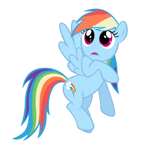 Sticker Mlp:Rainbow dash - 2