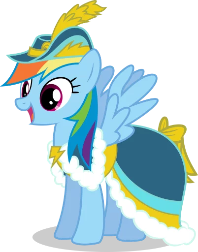Sticker Mlp:Rainbow dash - 1