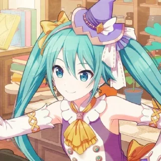 Sticker 𝖬𝗆𝗃 𝖧𝖺𝗍𝗌𝗎𝗇𝖾 𝖬𝗂𝗄𝗎! @ganymededess - 1