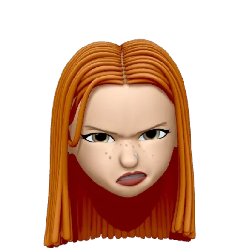 cartoon lip human face