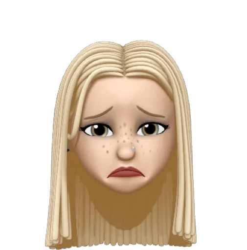 cartoon human face lip