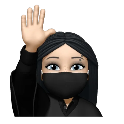 cartoon head covering