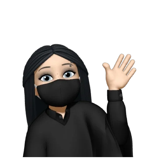 cartoon animation head covering