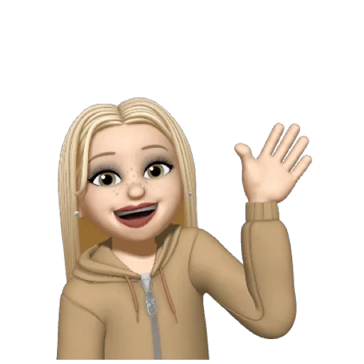 cartoon human face smile