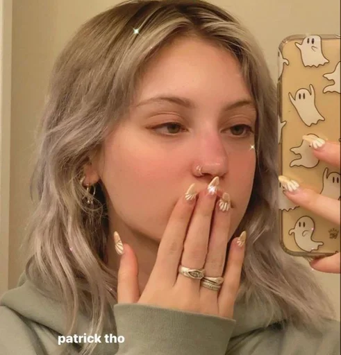 person human face nail