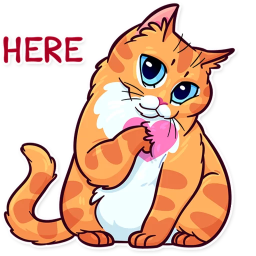 кошка клипарт мультфильм