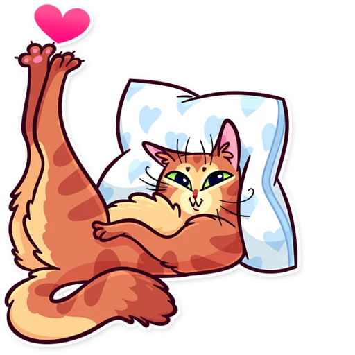 кошка клипарт мультфильм