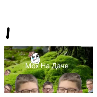 Sticker Моховитый мох - 3
