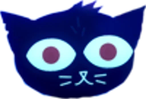 cartoon electric blue