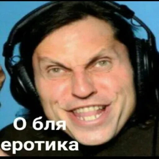 human face smile headphones