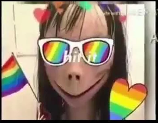 goggles eyewear rainbow