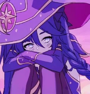 Стикер Mona by @Genshiin_Impact - 8