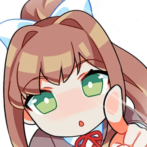 Monika Stickers - мультипликация