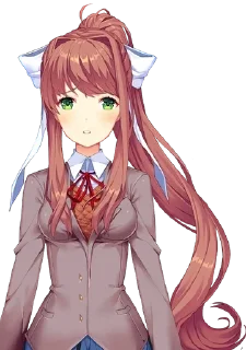 Стикер Monika by @clicker_yo - 7