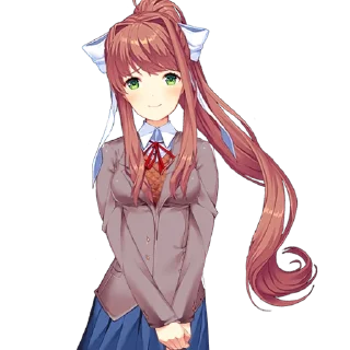 Стикер Monika by @clicker_yo - 1