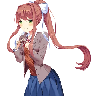 Стикер Monika by @clicker_yo - 10