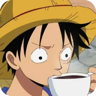 Стикер Monkey D. Luffy ➩ @Earth928B - 6