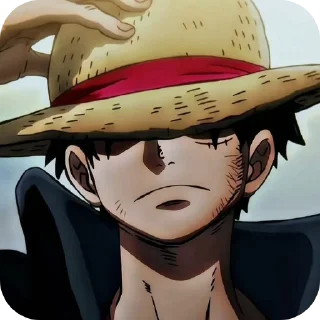 Стикер Monkey D. Luffy ➩ @Earth928B - 2