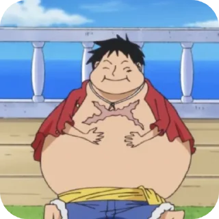 Стикер Monkey D. Luffy ➩ @Earth928B - 1