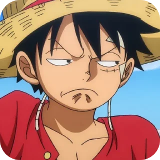 Стикер Monkey D. Luffy ➩ @Earth928B - 9