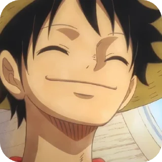 Стикер Monkey D. Luffy ➩ @Earth928B - 4