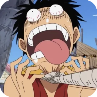 Стикер Monkey D. Luffy ➩ @Earth928B - 8