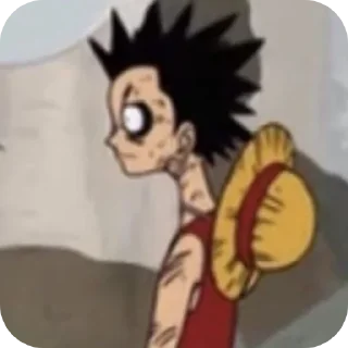 Стикер Monkey D. Luffy ➩ @Earth928B - 7