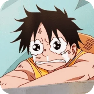 Стикер Monkey D. Luffy ➩ @Earth928B - 11