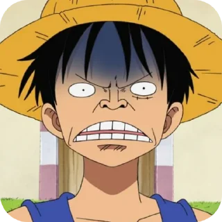 Стикер Monkey D. Luffy ➩ @Earth928B - 5