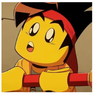 Стикер Персонажи Monkie kid как мой смысл жизни - 5