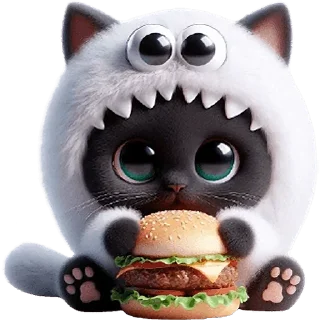 Стикер Monster Kitties @SbornikStickers - 5