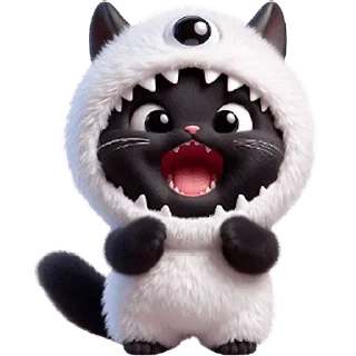 Стикер Monster Kitties @SbornikStickers - 0