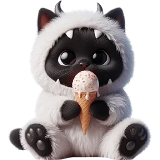 Стикер Monster Kitties @SbornikStickers - 7