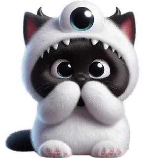 Стикер Monster Kitties @SbornikStickers - 1