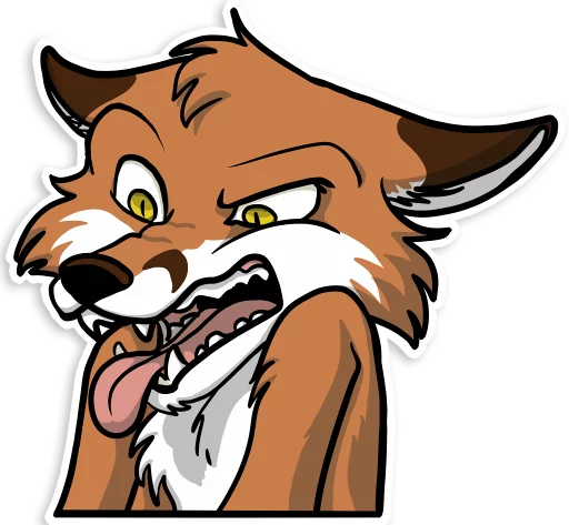 Sticker MoodFox - 1
