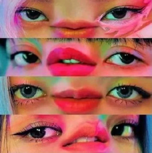 eyelash cosmetics closeup