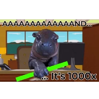 Стикер MOODENG @moodengethcto - 4