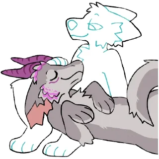 Sticker Moonie - Flugel Dragon - 7