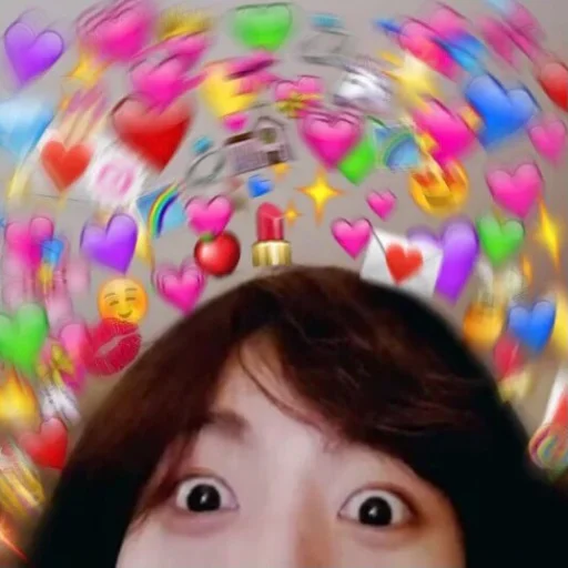 human face bubble person