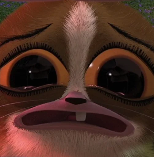 cartoon closeup mask