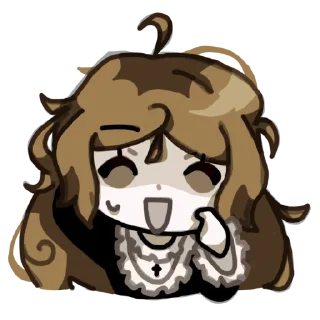 Стикер Мори гягра😼 - 3